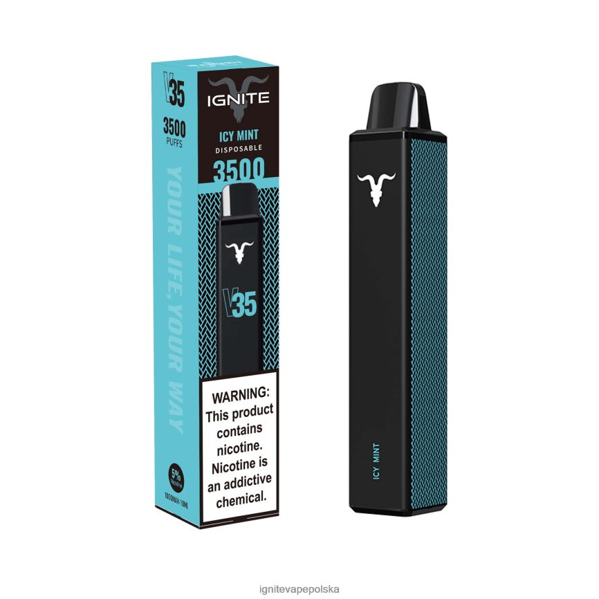 Ignite Vape Flavours | IGNITE V35 długopis do waporyzacji lód jagodowy 0648NZ130